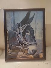Farming mule framed for sale  Benton