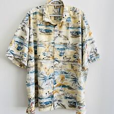Camisa masculina Pierre Cardin marrom veleiro oceano praia cena 100% algodão ~ Tamanho 3XL comprar usado  Enviando para Brazil