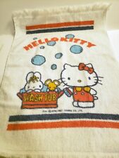 Usado, 1981 Hello Kitty toalha de mão banheira vintage toalha de banho Sanrio Inc corpo de mão comprar usado  Enviando para Brazil
