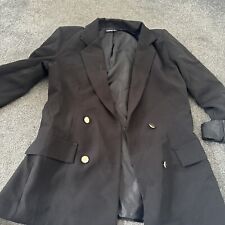 boohoo black blazer for sale  CUMNOCK