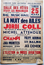 Affiche ancienne election d'occasion  Chartres