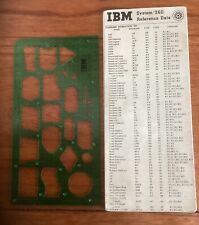 IBM Vintage System 360 Reference Data + IBM Flowchart Template for sale  Shipping to South Africa