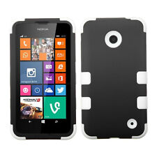 Funda híbrida de goma MYBAT TUFF para Nokia Lumia 630/Lumia 635 - negra/sólida segunda mano  Embacar hacia Argentina