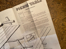 Picnic table plans for sale  Spring Hill