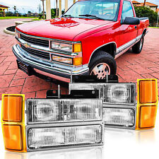 Faróis com lâmpada de para-choque Chevy Silverado C10 C/K 1500 2500 3500 1994-1998 comprar usado  Enviando para Brazil