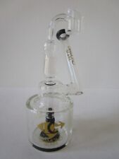 Vtg Diamond Glass 6 1/2" Beaker Water Pipe Bong for sale  Shipping to South Africa