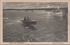 Postkarte rennboot dampfer gebraucht kaufen  Hamburg