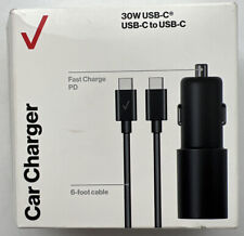 Verizon (6Ft) 30W Fast-Charge PD USB-C Car Charger - Black (VPC30WPDCTOC-A) for sale  Shipping to South Africa