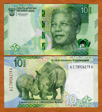 Sudáfrica, 10 rand, ND (2023), P-W148, UNC Mandela, Rhino, Nuevo Diseño segunda mano  Embacar hacia Mexico