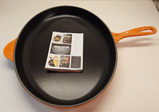 Used, Le Creuset Enameled Cast Iron 15.75" Oval Skillet, Flame. DAMAGED! MSRP $268 for sale  Shipping to South Africa