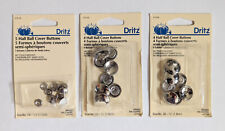 Lote de botões de capa Dritz - 3 pacotes.  Um total de 4 @ Tamanho 18; 8 @ Tamanho 30 comprar usado  Enviando para Brazil