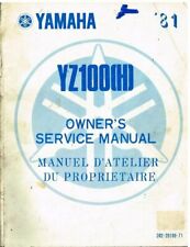 Yamaha yz100 original for sale  MANSFIELD