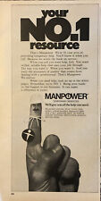 Print 1974 manpower for sale  Oakland