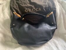 Gucci leather black for sale  LIVINGSTON