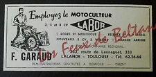 Publicité ancienne motoculteu d'occasion  Beaumont-de-Lomagne