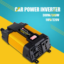 300W/500W DC12V To AC110/220V Car Power Inverter LCD Pure Sine Wave Converter, used for sale  Shipping to South Africa
