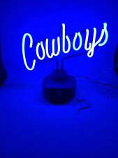Lâmpada/sinal de neon com letras de script Dallas Cowboys 12" comprar usado  Enviando para Brazil