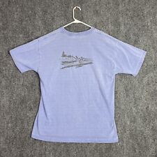 VINTAGE L.L. Camiseta masculina Bean grande L manga curta azul caiaque algodão anos 90 canoa comprar usado  Enviando para Brazil