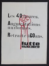 Affiche originale mai d'occasion  Nantes-