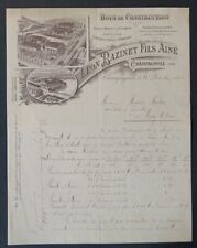 Invoice 1898 wood d'occasion  Expédié en Belgium