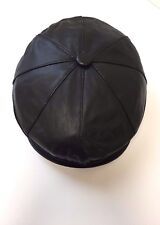 Leather flat cap for sale  OLDHAM