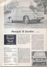 Renault gordini road for sale  BATLEY