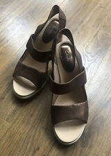 Clarks metallic bronze for sale  HARPENDEN