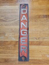 vintage enamel danger sign for sale  GLOUCESTER