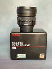 Sigma EX 8 mm olho de peixe f/3.5 CF EX DG lente para Nikon comprar usado  Enviando para Brazil