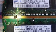 ram pc2700s 2x 512mb usato  Corniglio