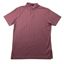 Used, Peter Millar Crown Crafted Mauve Ace Jersey Polo Shirt Short Sleeve Sz L Stretch for sale  Shipping to South Africa