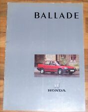 1988 honda ballade for sale  BANGOR