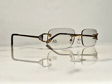 Used, Bonano Venician Rimless Gold Eyeglasses Sunglasses Vintage frames Cartier versus for sale  Shipping to South Africa