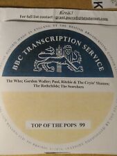 THE WHO, CRYIN' SHAMES  TOP OF THE POPS BBC TRANSCRIPTION RARE SHOW ON CD  comprar usado  Enviando para Brazil