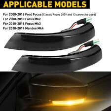 Usado, Luz de seta LED indicadora espelho lateral luz dinâmica para Ford Focus MK2 MK3 comprar usado  Enviando para Brazil