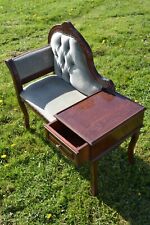 Vintage oldtelephone seat for sale  SPALDING