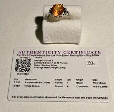 padparadscha sapphire for sale  WEST BYFLEET