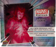 2023 Upper Deck Marvel Platinum Hobby Box lacrada de fábrica comprar usado  Enviando para Brazil