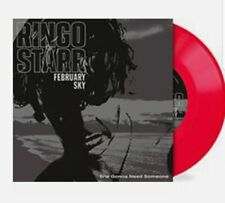 Ringo Starr February Sky RARO Limitado Selado 7” Disco de Vinil Vermelho Amoeba Beatles comprar usado  Enviando para Brazil