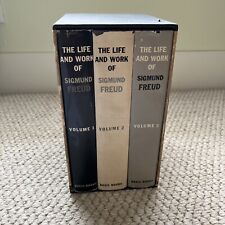 Vida y obra de Sigmund Freud conjunto completo de 3 vol. primeras ediciones impresión 14 segunda mano  Embacar hacia Argentina