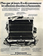 Publicite 1975 samsonite d'occasion  Le Luc