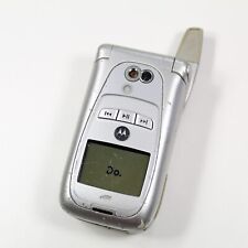 Teléfono celular Motorola i870 (Nextel) iDen DIRECTA TALK PTT plateado, 25 MB - para repuestos, usado segunda mano  Embacar hacia Mexico