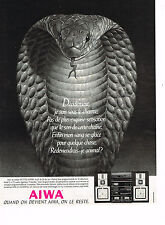 PUBLICITE ADVERTISING 035  1986  AIWA  chaine hi-fi  VX-7700 d'occasion  Roquebrune-sur-Argens