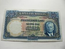 Banknote lettland latu gebraucht kaufen  Laufach