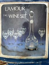 Amour wine set for sale  Pennington