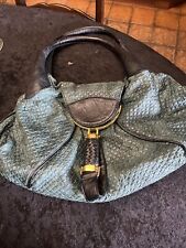 Designer handbag teal for sale  TONYPANDY