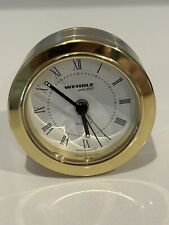 Brass clock wehrle for sale  Barrington