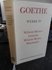 Goethe wilhelm meisters gebraucht kaufen  Hiddenhausen