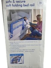 Lindam REPLACEMENT / SPARE PARTS Safe & Secure Soft Folding Bed Rail Blue for sale  Shipping to South Africa