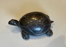 Vintage Reed & Barton Silver Plate Figural Turtle Music Box, used for sale  Granite Falls